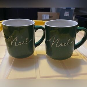 Noel ceramic mugs